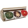 Loveria Set di Adesivi Natalizi - 150 Pezzi, 3 Motivi, 50 per Motivo - Ideali per Natale, Regali, Cartoline - 5 cm x 15 cm x 4,4 cm