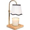 Flamingueo Lampada Scalda Candela - Candle Warmer Lamp - Decorazioni Casa - Intensità Regolabile - Con Timer - Altezza Regolabile