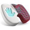 FORTEM Cuscino Sedia Ufficio, Cuscino Memory Foam per Seduta, Sedia Gaming, Poltrona, Supporto Ergonomico, Fodera Traspirante e Lavabile, Base Antiscivolo, Forma a U, per Casa, Lavoro e Viaggi
