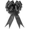 QUARKZMAN 10pz 12cm Grande Fiocco Tirante Grandi Fiocchi Regalo Nastri Nero per Cesti Auto Matrimonio Regali Fiocco di Natale
