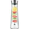 SILBERTHAL Caraffa vetro 1L - Per acqua e spritz - Coperchio senza BPA