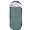 Stokke Sacco Copripiedi YOYO³ per Passeggino, Aqua | Fodera sherpa, cappuccio in pile con coulisse, doppia imbottitura, lavabile a 30°C, sacca inclusa.
