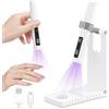 flintronic Mini Lampada UV LED Unghie, 3W Lampada UV Unghie Piccola Senza Fili, con Supporto, 2 Timer 30/60S, Ricaricabile USB Sciugatura Rapida