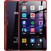 Ruizu 163GB Lettore MP3 con Bluetooth Spotify, Schermo Touch 4.5 Pollici, Lettore MP4 con WiFi, 2000mAh Stereo Portatile HiFi Altoparlanti, Amazon Music, Lettore Musicale Streaming Android per Bambini, FM