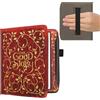 kwmobile Flip Cover Protettiva compatibile con Pocketbook Era/Era Color/Era Lite - copertina Antigraffio per eReader con Portacarte e Fascia Prensile in Pelle PU