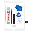 MMOBIEL Schermo Frontale tattile di Ricambio Compatibile con iPad 6. Gen 2018 9.7 inch (Bianco) con Kit utensile
