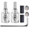 Greluma Riduttore per cavi da calibro 1/0 a calibro 4,adattatore riduttore ingresso amplificatore audio per auto da 2 pezzi,ottone con placcatura in nichel