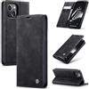 Ottcooed Cover per iPhone 14 Plus Custodia, Cover Pellicola a Libro Portafoglio in Pelle Porta Carte Protettiva Slot per Scheda Flip Case Wallet Case con iPhone 14 Plus, Nero