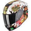 SCORPION Casco Bambino EXO-JNR AIR YUCATAN Bianco Arancio Nero SCORPION
