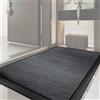 Chingcoo Zerbino per esterni, 60 x 90 cm, antiscivolo, lavabile e resistente alle intemperie, sottile, per ingresso ed esterni, grigio