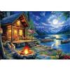 AMCJJ Puzzle 1000 pezzi, puzzle per adulti, un enigma impegnativo, giochi di puzzle per tutta la famiglia, regali per donne, regali per uomini, tema: cappello Moonlight