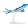 LESES Modellino di aereo pressofuso in scala 1:400 Airforce One 747 per decorazione o regalo