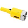 Aohhy Sega a Tazza Diamantata 25mm con Punte Guida, Professionale Vacuum Brasato Punte per Trapano Diamantate per Piastrelle, Porcellana, Vetro, Marmo e Ceramica