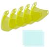 MIGVAN Maschera per saldatura Set di 7 lenti protettive, vetri di ricambio interni ed esterni, 5× schermi esterni + 2× schermi interni, lenti di ricambio per maschera saldatura autoscurante H-21