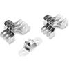 LQSCJS 10 fascette stringitubo a U, 50 mm, fascette di fissaggio in acciaio inox, tipo U, morsetto per tubo del gas, tubi dell'acqua e cavi (50 mm)