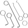 MULTIPICK Dietrich & Set di cacciaviti - [5 pezzi Made in Germany] - Chiavi multicolori universali - Apre porte e serrature da barba - Strumento di apertura - Set di dietri - Blocco per barba
