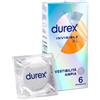 Reckitt Benckiser Durex Invisible XL Vestibilità Ampia - 6 Pezzi