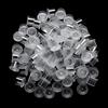 Copiel 300 pezzi di piccole dimensioni bicchieri di inchiostro in plastica larghi tappi di inchiostro base bianca, 10x11mm S per inchiostro per tatuaggi, forniture per tatuaggi.