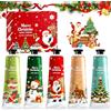 NoxGule Crema Mani Natalizie, Set Crema Mani Donna Regalo, crema mani Regalo Natale, Nutre, Idrata, Previene Secchezza e Screpolature, Unisex, 5 Pezzi
