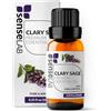 SenseLAB Olio essenziale di Salvia Sclarea Olio di Salvia Sclarea Terapeutico Naturale e Puro al 100% per Umidificatore e Diffusore di Aromaterapia Olio Lenitivo e per L'equilibrio Dell'umore (10 ml)