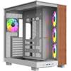 Thermaltake Case Thermaltake CA-11E-00M6WN-WS Midi-Tower ATX Bianco [CA-11E-00M6WN-WS]