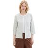 TOM TAILOR 1041218 Blazer, 34869-offwhite Green Stripe CK, L Donna