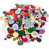 Trimz Bottoni assortiti di forme e dimensioni, 250 g, mix di colori vivaci, per cucito, scrapbooking e decorazioni