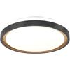 Eglo connect.z Smart Home LED plafoniera Maleramara-Z, ZigBee + Matter, app e controllo vocale Alexa, luce calda-fredda, RGB, dimmerabile, nero, oro, bianco, Ø 35,7 cm