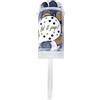 amscan Bomboletta da Tavolo Push Pop Carta Bianco-Nero-Beige