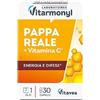 Vitarmonyl Nectar Royal - Pappa reale + Vitamina C - Energia e Difese - Integratore alimentare per il sistema immunitario - Per ridurre Stanchezza e Affaticamento - 30 capsule - Vitarmonyl