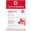 Dermovitamina Aftaclin Gel Orale 7 ml - Guarigione di Afte Bocca e Piccole Lesioni Labbiali - Azione in 1 Minuto contro Dolore e Bruciore - Senza Zucchero, Glutine o Lattosio - Adulti e Bambini 6+