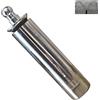 AGUADECORATIVA Ugelli per fontane da giardino - Tromba 1/2 in acciaio inox - effetto calice - ugelli, beccucci e getti (BF029-B)