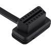 Yctze Cavo di prolunga OBD2 16 pin Auto 16 pin maschio a femmina Cavo di prolunga diagnostico OBD2 Adattatore 16 pin maschio a femmina(30cm)