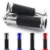 Area1 Manopole Universali Moto e Scooter Grigie 22/24 mm (Coppia) - Compatibili con Duke SMC/R, MT07/09/125, Z900/650/500/125, YZF, CMX, CB500 Hornet, SV650, GSX-S/R, GSF, TPH, NRG, Aerox, Jetforce
