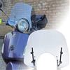 Midimttop Parabrezza per schermo anteriore in acrilico per moto Copertura deflettore del vento compatible with Piaggio LX50 LX 125 LX 150 GT200 GTS 250 GTS 300 Tutto l'anno (Fumo Grigio)
