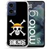Cokitec Cover rinforzata per Motorola G35 5G Manga One Piece con teschio