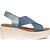 Geox Sandalo da donna D Xand 2.2s B Wedge, Avio, 37 EU