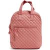 Vera Bradley Cotton Mini Totepack Backpack, Bookbag Donna, Terra Cotta Rose-Cotone Riciclato, Taglia Unica