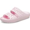 Crocs Sandalo classico unisex con taglio floreale, rosa, 42/43 EU