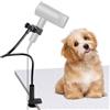 Cuyacili Supporto per asciugacapelli per cani, vivavoce, girevole, supporto per asciugacapelli regolabile, supporto per cani, cura degli animali domestici, tavolo, piano di lavoro, 80 cm