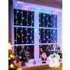 Aigostar Tenda di Luci 3x5m RGB, 100 Luci LED a Batteria, 8 Modalità Multicolore IP44 Impermeabile per Decorazione Natalizia, Interni ed Esterni (Multicolore)
