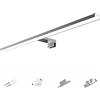 YIQAN Lampada da specchio da bagnoa LED da 80 cm in alluminio completo 3in1,15W 1100lm 4000K IP44 impermeabile 230V