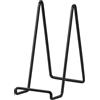 DIDUDIDU Supporto Cavalletto Espositore per Piatti Decorativi - 20,5 cm per Tavolo - in Ferro | Esposizione Foto | Cornice | Libri | Carte | CD - Nero