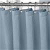 VANZAVANZU Tenda da Doccia Impermeabile con Ganci in Metallo Tenda da Bagno in Tessuto Waffle Poliestere Antimuffa per Vasca da Bagno Stanza Bagnata Box Doccia - 152 x 182cm (Blu Luna)