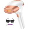 Deplite 21J Epilatore Luce Pulsata con 9 Livelli di Energia, Epilatore Laser con Modalità di Scorrimento Automatico, 999,900 Flashes Epilatore a Luce Pulsata per Donne e Uomini, Viso, Ascelle, Bikini, Corpo