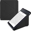 kwmobile Custodia Pieghevole Compatibile con Kobo Libra 2 Cover - Cover Magnetica Pelle PU eReader con Stand - nero