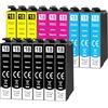 Yowell 15x cartucce 18XL compatibili con Epson 18 18XL Multipack per Expression Home XP-322 XP-215 XP-205 XP-225 XP-305 XP-325 XP-422 XP-405 XP-415 XP-425 XP-315 XP-312 XP-412 XP-102