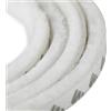 UOOOM 5 metri Striscia autoadesiva a spazzola, antivento e antipolvere, guarnizione per porte e finestre, larghezza 9mm, Altezza 15 mm (Bianco)