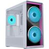 LIAN LI Case PC Lian Li LANCOOL 217 INF Mid-Tower Vetro Temperato RGB Bianco