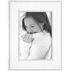 Reed & Barton Lyndon Silverplate - Cornice portafoto 12,7 x 17,8 cm, colore: argento, metallizzato, 0,7 kg